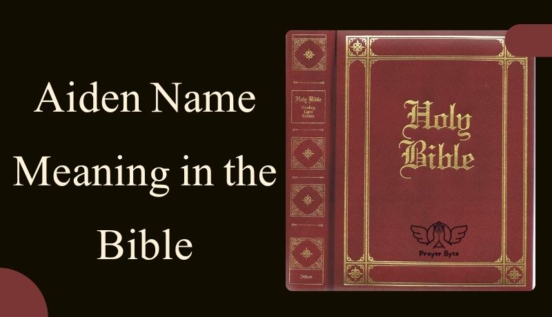 Aiden Name Meaning in the Bible