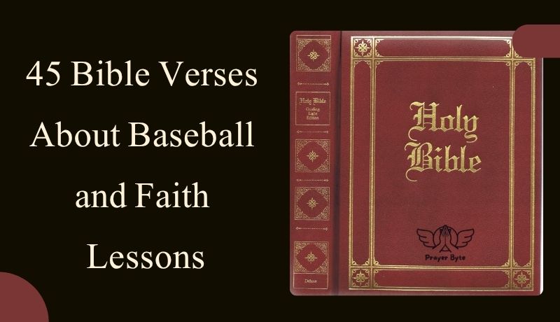 Bible Verses About Baseball