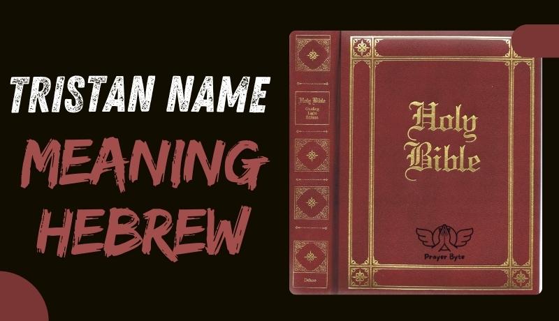 Tristan Name Meaning Hebrew