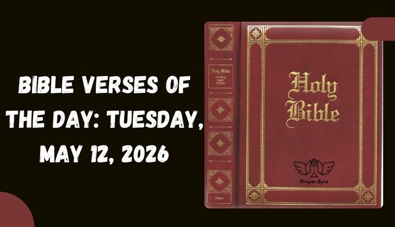 Bible Verses of The Day: Tuesday, May 12, 2026